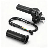 SWRXEarn full twist throttle close-up on Ridstar Q20 Pro Lite showing smooth urban acceleration