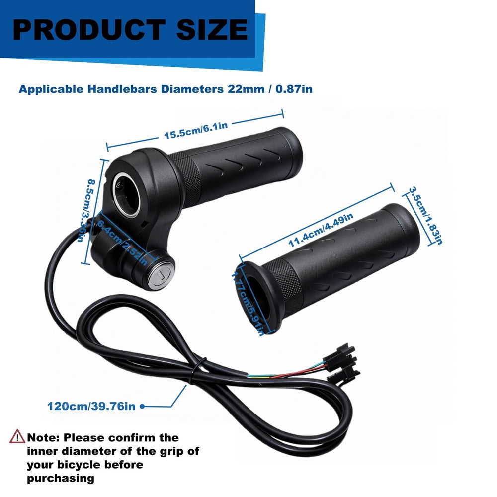 SWRXEarn soft rubber-molded throttle reduces hand fatigue during long rides