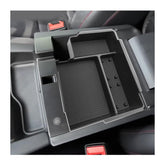 SXCY Explorer center console tray shows front-fit design for seamless integration and easy access