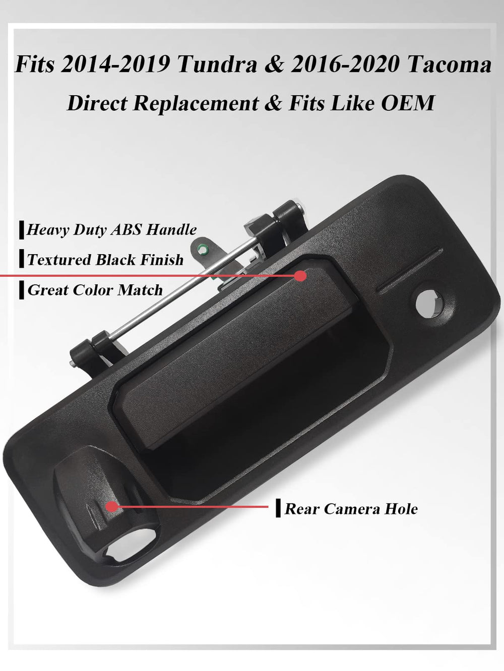 SYOAUTO latch assembly close-up highlighting durable construction