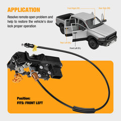 SYERAL power door lock latch actuator compatibility list visual