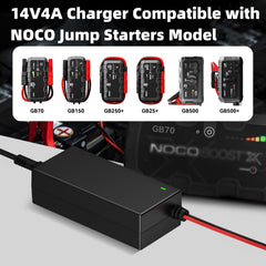 SYFLYH car charger cord keeps jump starters topped up on the go.