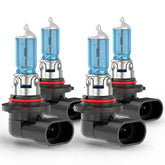 SYJIIP 9012 high-low beam bulbs in packaging for easy replacement.
