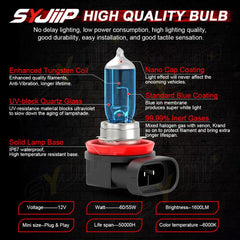 SYJIIP Nissan Rogue headlights installed with plug-n-play fit
