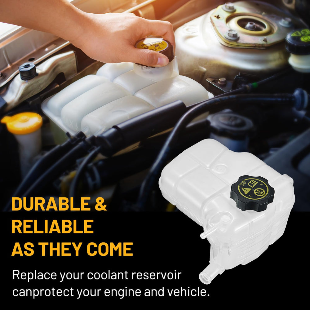 SYKRSS coolant reservoir assembly enables quick visible fluid level checks