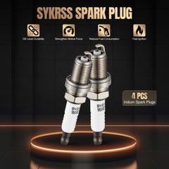 SYKRSS spark plug packaging image shows a four-pack replacement kit
