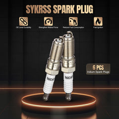SYKRSS spark plugs installed in engine illustrating proper fit