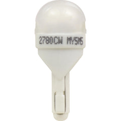SYLVANIA 2825 T10 W5W LED bulb with thermal management extends bulb life.