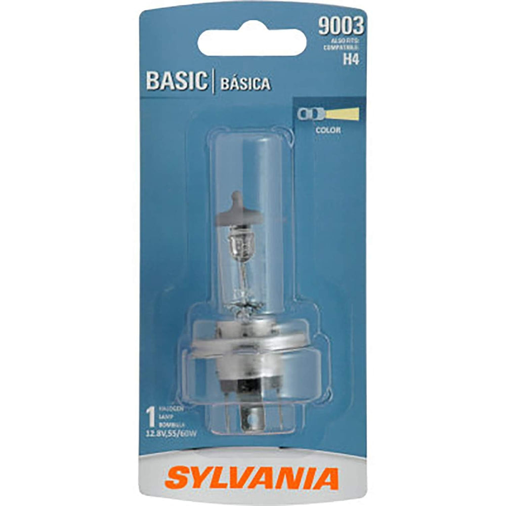 SYLVANIA 9003 Basic headlight bulb ready for direct replacement.