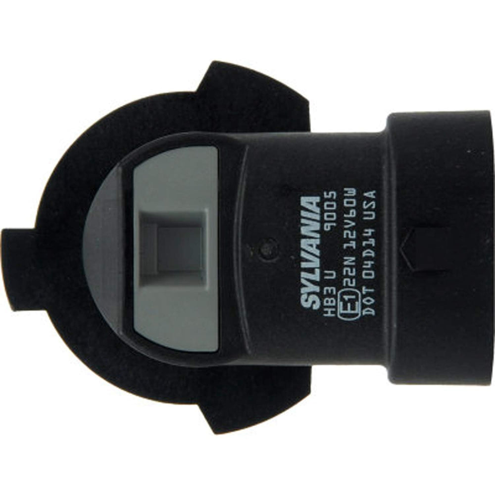 Sylvania 9005 Basic bulb in a car during night driving scenario