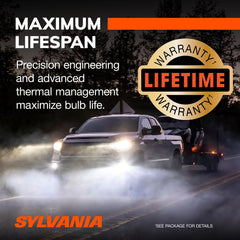 SYLVANIA 9005 LED Ultra fog light compact form fits tight spaces.