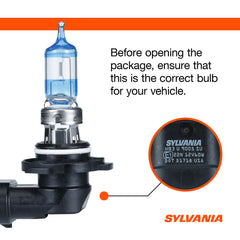 SYLVANIA 9005 Ultra installation guide-friendly box image supports quick upgrade.