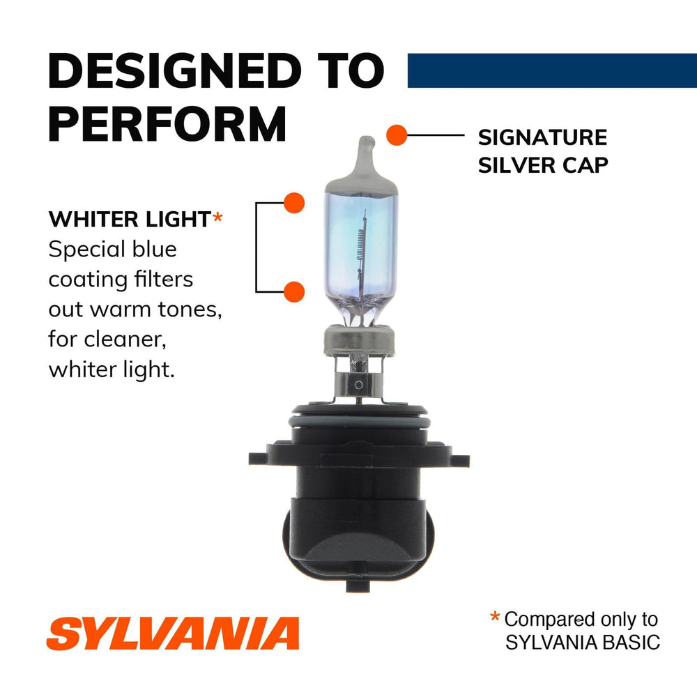 SYLVANIA 9006 SilverStar packaging highlighting OEM-quality automotive lighting