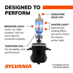 SYLVANIA 9006 SilverStar Ultra fog-light compatibility for versatile use.