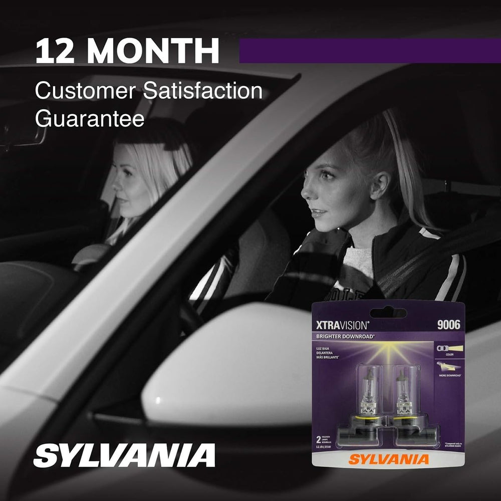 Sylvania 9006 XtraVision installation guide image assists quick setup