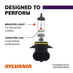 Sylvania 9006 XtraVision setup for paired replacement promotes balanced illumination