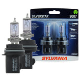 SYLVANIA 9007 SilverStar front view bulbs for brighter night driving