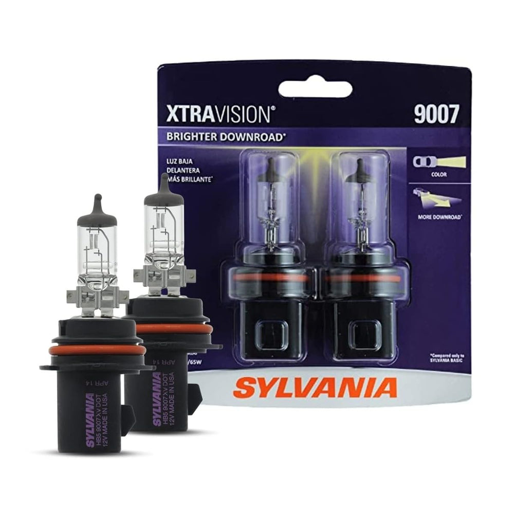 Sylvania 9007 XtraVision two-pack for reliable night driving