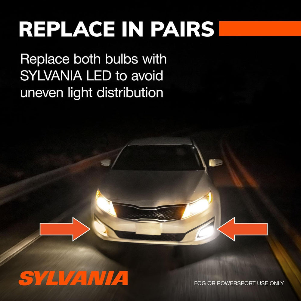 Off‑road use with SYLVANIA H11 LED fog light for rugged terrain visibility