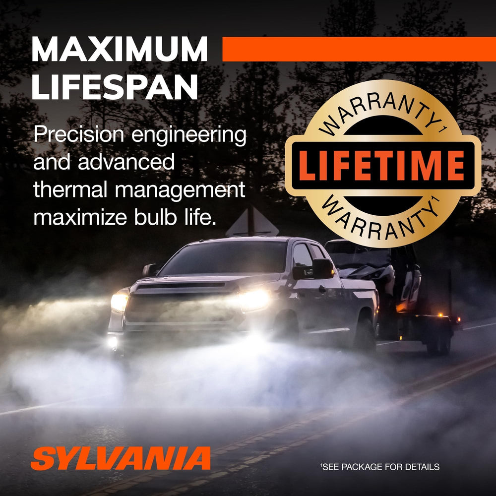 SYLVANIA H11 LED Ultra compact design fits fog lamp sockets.