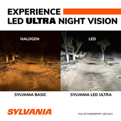 SYLVANIA H11 LED Ultra fit guide aids exact installation.