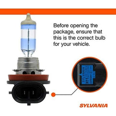 SYLVANIA H11 SilverStar Ultra glove in use shows free installation gloves included