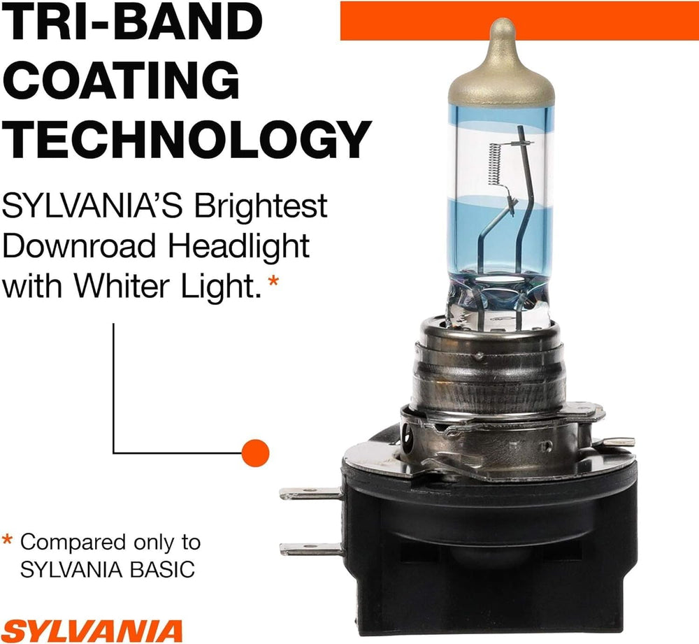 SYLVANIA H11B SilverStar Ultra fit guide image showing exact fit notes