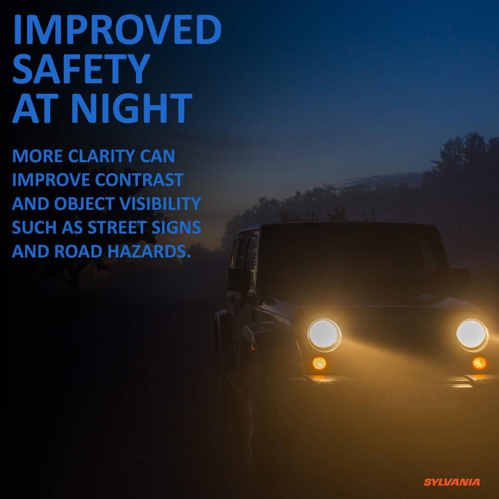 SYLVANIA H6024 white-light output improves contrast and legibility of signs.