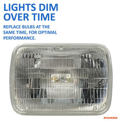 H6054 SilverStar emits brighter white light for clearer night visibility.