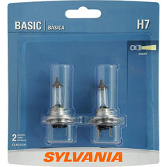 SYLVANIA H7 Basic headlight bulb for dependable on-road illumination.