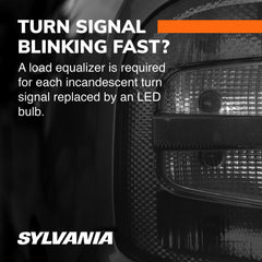 SYLVANIA Load Equalizer heat sink lowers surface temperature during LED use.
