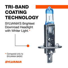 Sylvania SilverStar Ultra OEM-grade headlight performance.