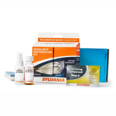 SYLVANIA surface activator bottle ready to prep hazy lenses