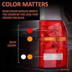 Sylvania ZEVO 1157 amber bulb reflects OEM-style quality and reliability.