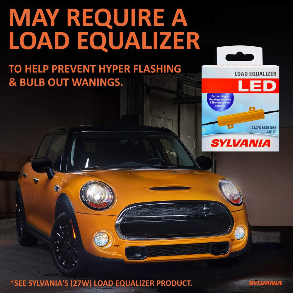 SYLVANIA ZEVO 3157 LED red bulb supports balanced lighting when used in pairs.