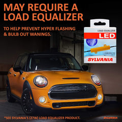 SYLVANIA ZEVO red bulb installed in a car tail-light