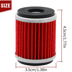 SYOWADA oil filter ready for installation supports quick maintenance on Yamaha bikes.