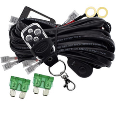 Szdystar LED driving lights bar remote harness ready for installation and control