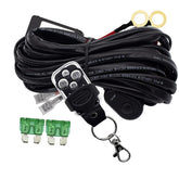 Szdystar remote wiring harness kit during installation for LED bar