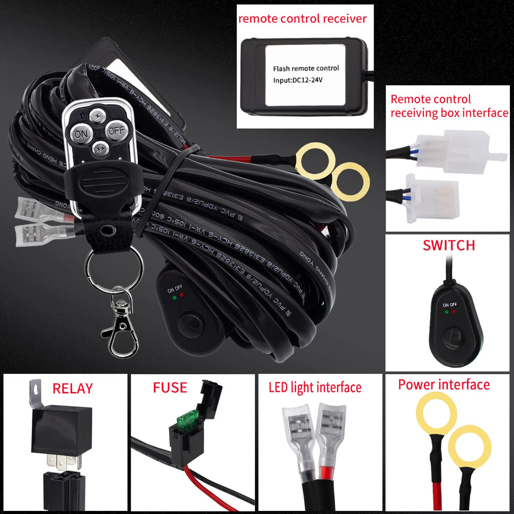 Szdystar 6-mode remote control unit for flexible lighting patterns
