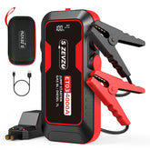 S ZEVZO ET03 jump starter front view showing compact power for quick boosts