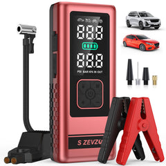 S ZEVZO M5 jump starter front view shows compact power for roadside starts