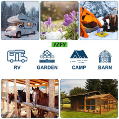 SZFY 50ft hose protects water lines from freezing during RV trips, camping and farming.