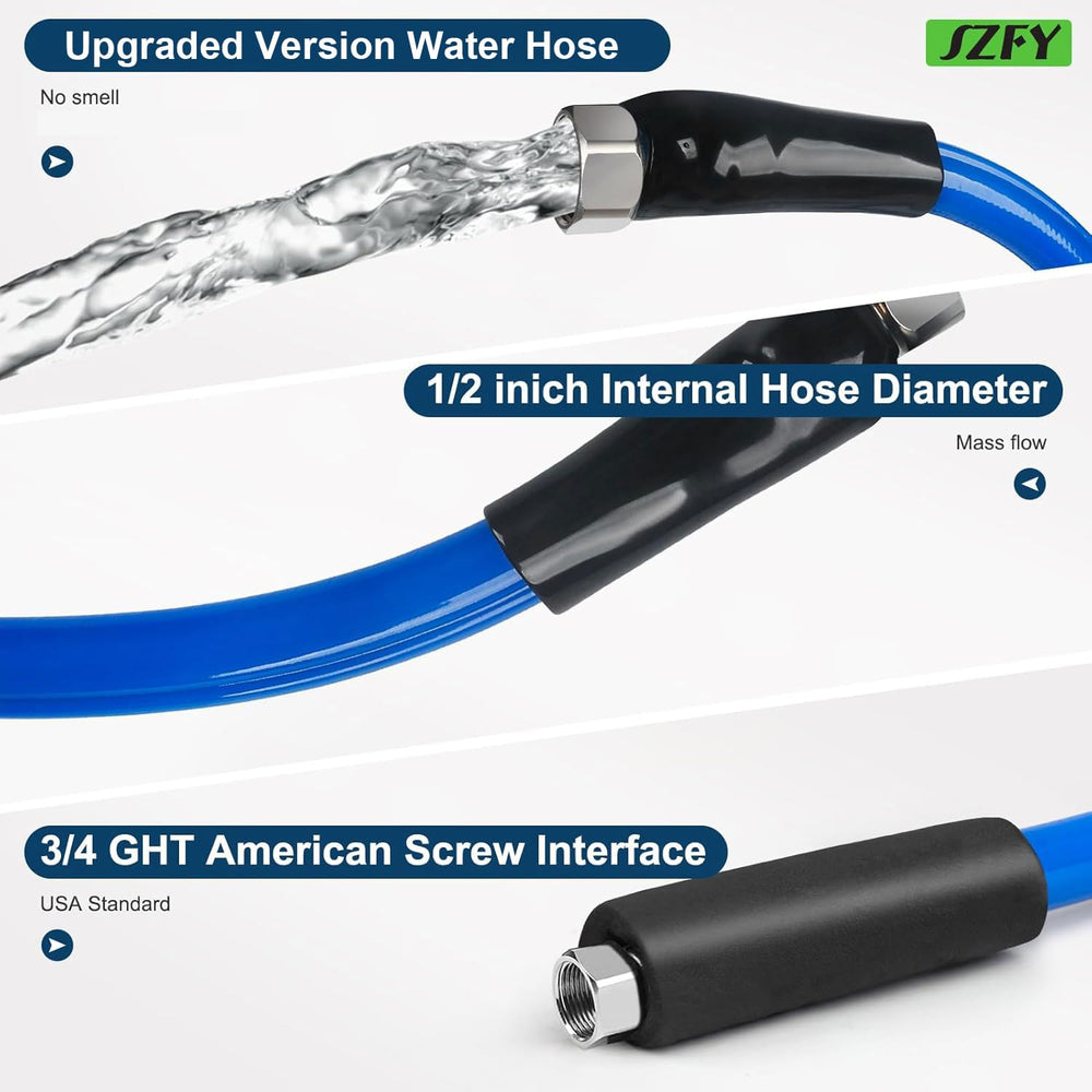 SZFY heated hose adapts to ambient temperature for steady performance.
