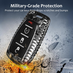 T-carbon lightweight durable key case enhances handling and convenience.