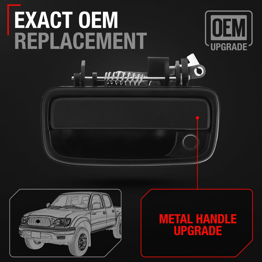 Close view of the 1995-2004 Toyota Tacoma front-left handle for replacement.