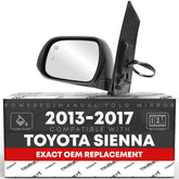 T1A driver-side mirror OEM fit for precise Sienna alignment