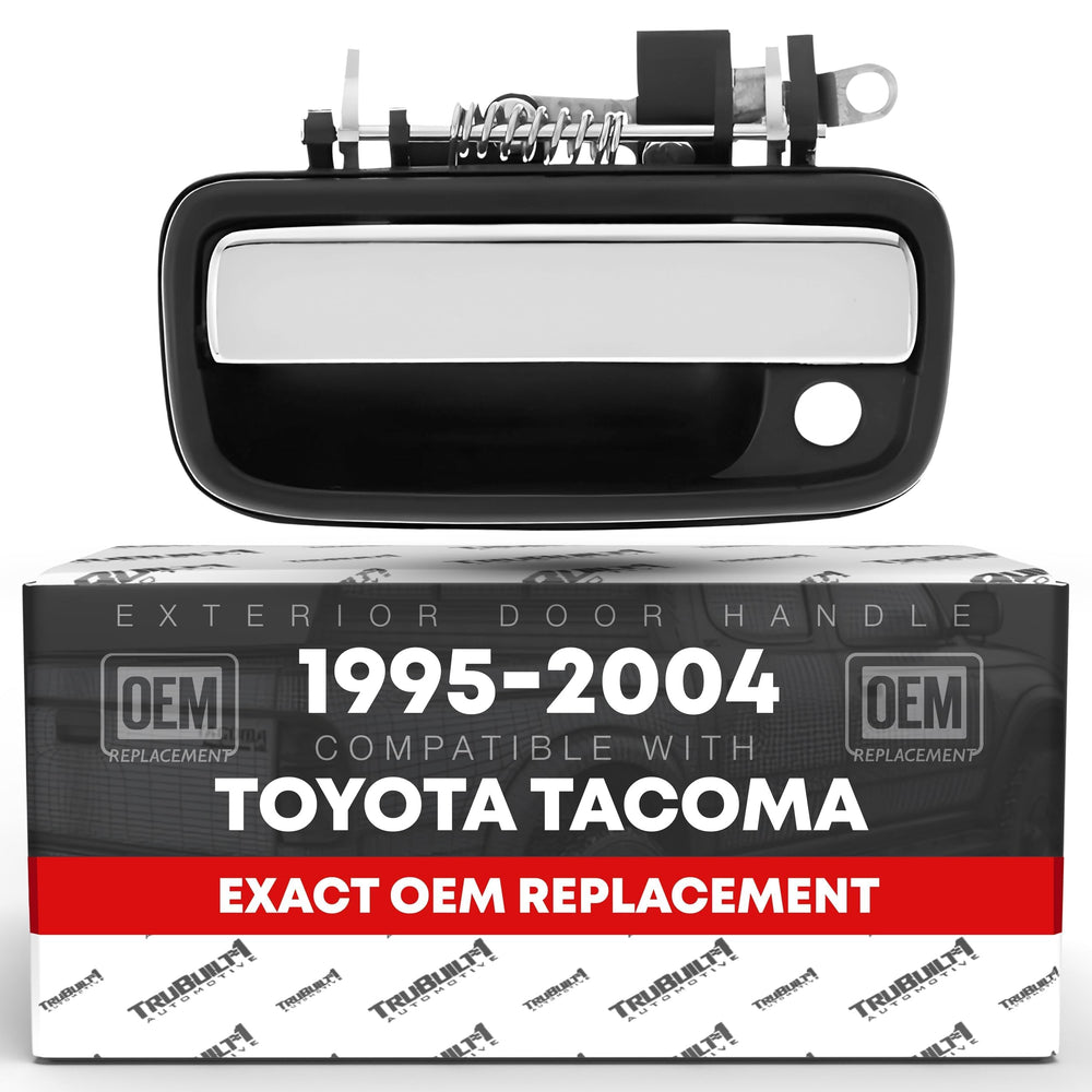 T1A exterior front driver door handle with chrome lever for Tacoma OEM replacement