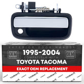 T1A exterior front passenger door handle for Toyota Tacoma, OEM-aligned fit.