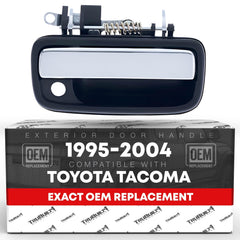 T1A exterior front passenger door handle for Toyota Tacoma, OEM-aligned fit.